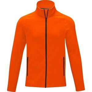 Elevate Essentials Mens Zelus Fleece Jacket / Orange